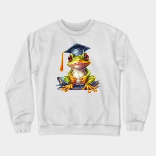 Frog Graduation Crewneck Sweatshirt